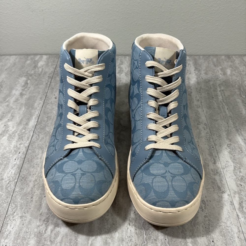 Coach Clip High Top Sneaker, Men’s sz 11, Cornflower Blue - Picture 3 of 13